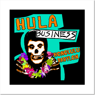 Hula Business Transparent Background Posters and Art